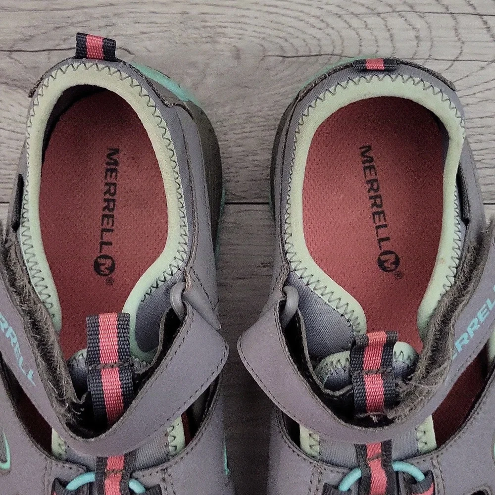 Merrell Hyrdo H20 Womens 5M Hiking Sandal Leather Waterproof‎ Adustable Strap